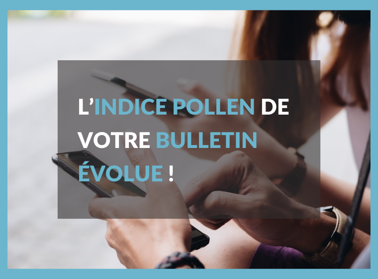 Pop-in nouvel indice pollen