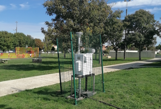 Préleveur de Pesticides dans l'air installé à L'Houmeau (17)