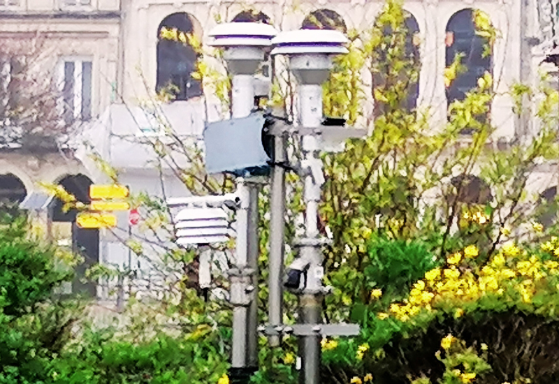 Site de prélèvement de la qualité de l'air - Place de Verdun à la Rochelle